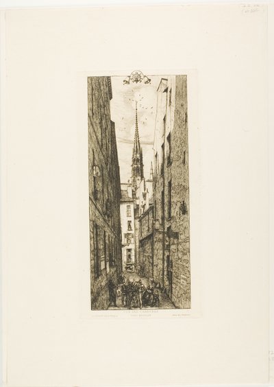 Chantrey Street, Pariisi tekijältä Charles Meryon