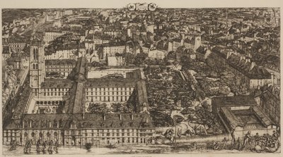 College Henri IV (tai Lycée Napoléon) tekijältä Charles Meryon