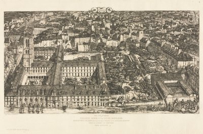 Henry IV:n korkeakoulu. tekijältä Charles Meryon