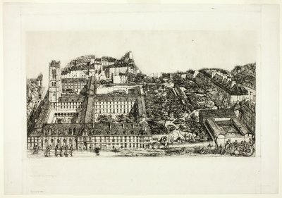 College Henry IV (tai Lycée Napoléon), Pariisi tekijältä Charles Meryon