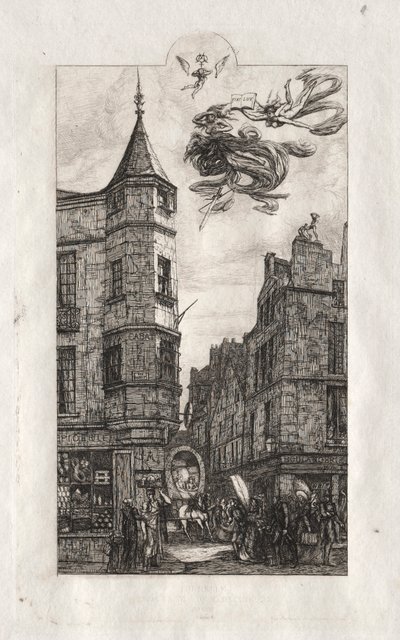 Pariisin etsaukset: Turret, rue de l