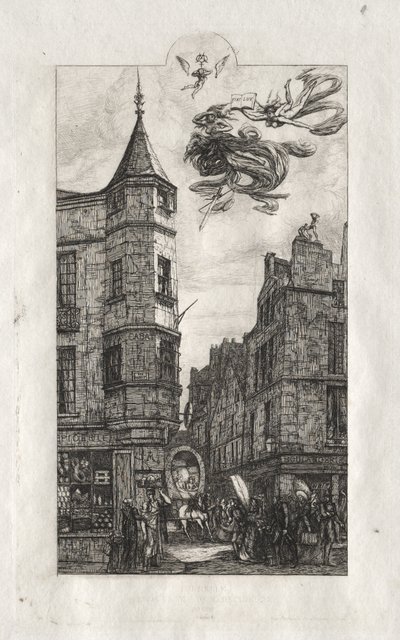 Pariisin etsaukset: Turret, rue de l