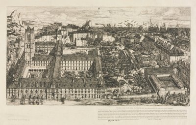 Henry IV College, 1863-1864. tekijältä Charles Meryon