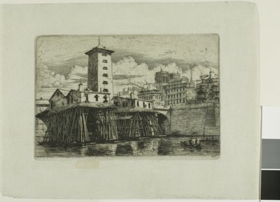 Notre-Dame Pumppu, Pariisi tekijältä Charles Meryon