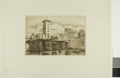 Notre-Dame Pumppu, Pariisi tekijältä Charles Meryon