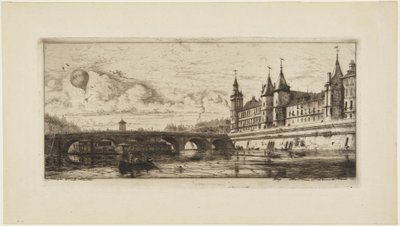 Pont-au-Change tekijältä Charles Meryon