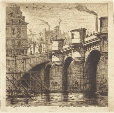 Pont Neuf, Pariisi tekijältä Charles Meryon