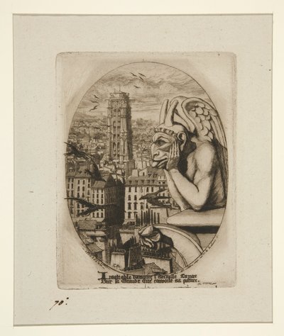 Le Stryge (vampyyri) tekijältä Charles Meryon