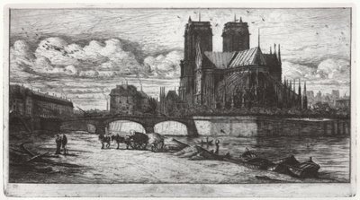 Notre Dame de Paris tekijältä Charles Meryon