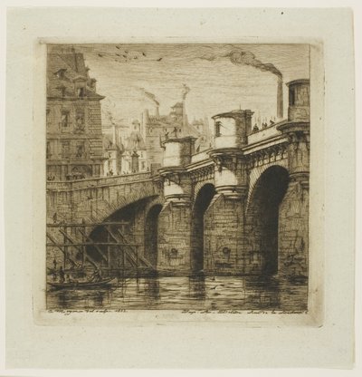 Pont Neuf, Pariisi tekijältä Charles Meryon