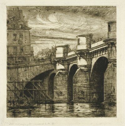 Pont Neuf, Pariisi tekijältä Charles Meryon