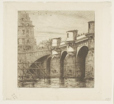 Pont Neuf, Pariisi tekijältä Charles Meryon
