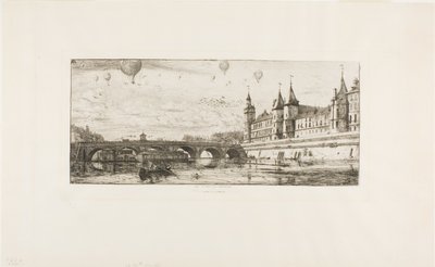 Pont au Change, Pariisi tekijältä Charles Meryon