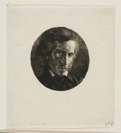 Edmond de Courtivesin muotokuva tekijältä Charles Meryon