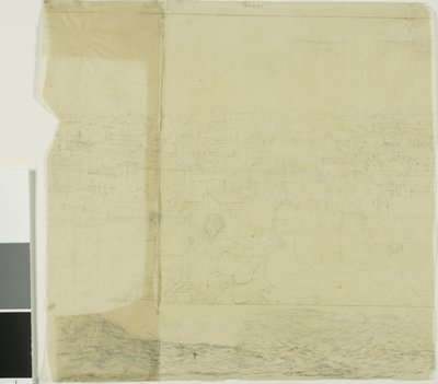 Tutkimus San Franciscolle, oikea keskiosa tekijältä Charles Meryon