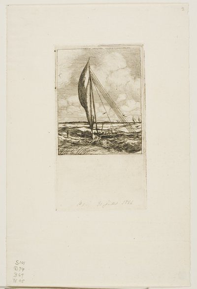 Swift-Sailing Proa, Mulgraven saaristo, Oseania tekijältä Charles Meryon