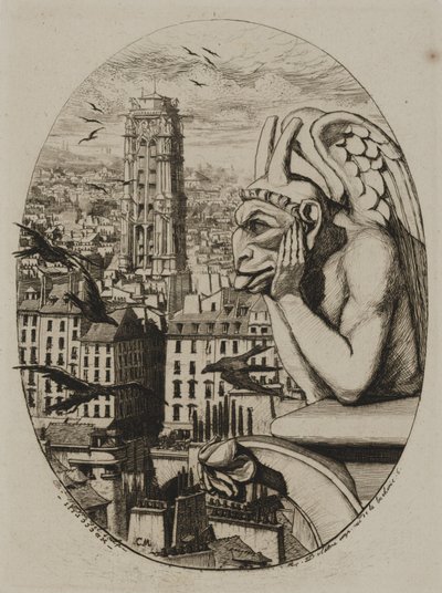 Gargoyle tekijältä Charles Meryon