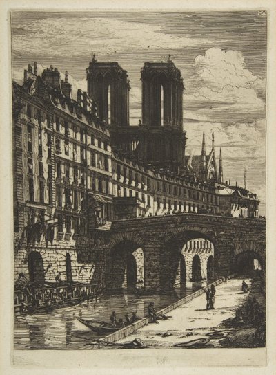 Petit Pont, Pariisi tekijältä Charles Meryon