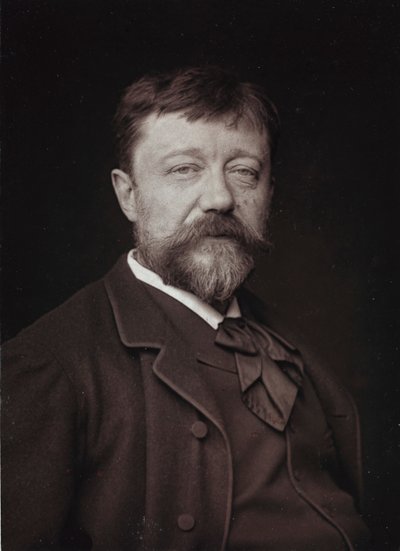 Taiteellinen ja elämäkerrallinen albumi, 5. vuosi, Salon 1885; ranskalaisen taidemaalarin Casimir Destremin muotokuva tekijältä Charles Michelez