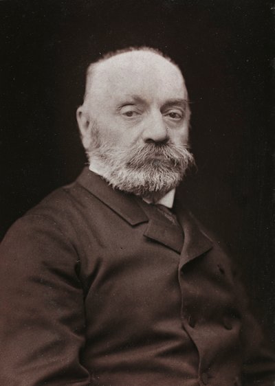 Taiteellinen ja biografinen albumi, 6. vuosi, Salon 1885; ranskalaisen taidemaalari Boulanger Gustave Rodolphen (1824-1888) muotokuva tekijältä Charles Michelez