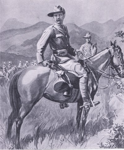 Prikaatikenraali Lumer, teoksesta After Pretoria: The Guerilla War (Pretorian jälkeen: sissisota), jonka on julkaissut Harmsworth Bros Limited, 1901. tekijältä Charles Mills Sheldon