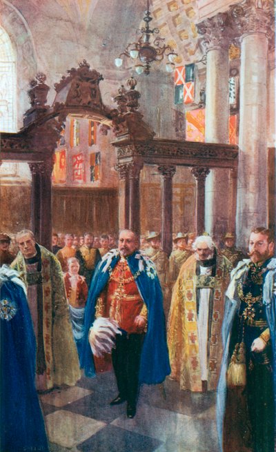 Pyhän Mikaelin ja Pyhän Yrjön kappelin vihkiminen Pyhän Paavalin katedraalissa, 12. kesäkuuta 1906 tekijältä Charles Mills Sheldon