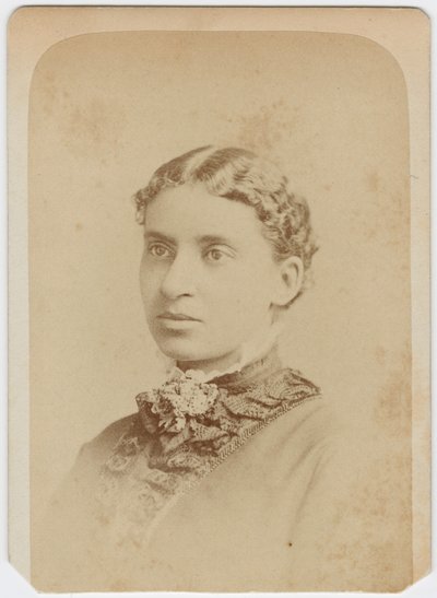 Carte de vision tai Lottie Grimke, n. 1870 tekijältä Charles Milton Bell