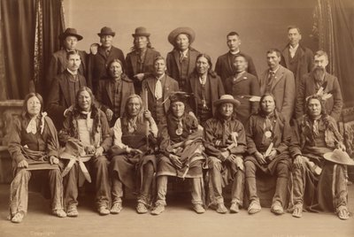 Sioux-valtuuskunta,1891 (kuva) tekijältä Charles Milton Bell
