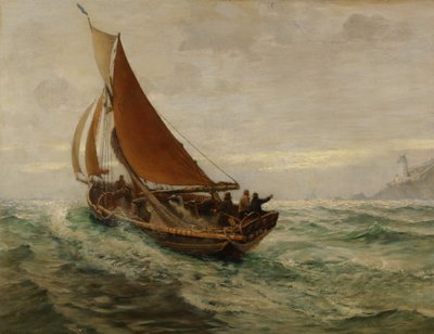 Aamunkoitto merellä, 1890 tekijältä Charles Napier Hemy