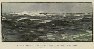 Kuvitus Vigian kunnostukseen, Morley Roberts tekijältä Charles Napier Hemy