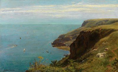 Meren rannikko, Torquay tekijältä Charles Napier Hemy