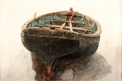 Tutkimusvene (lyijykynä ja akvarelli paperille) tekijältä Charles Napier Hemy