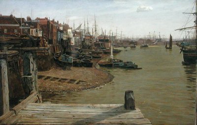 Thames Limehousessa tekijältä Charles Napier Hemy