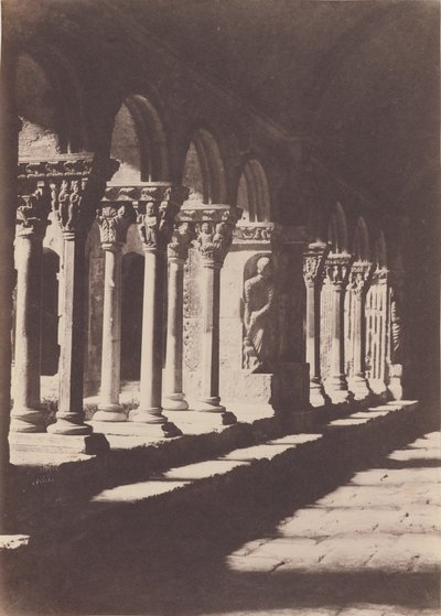 Pyhän Trophimen luostarin käytävä, Arles tekijältä Charles Nègre