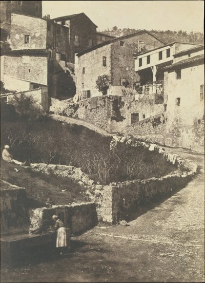 Street in Grasse, 1852. tekijältä Charles Nègre