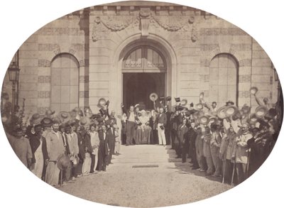 Vincennesin keisarillinen turvapaikka: 15. elokuuta, tervehdys keisarille, 1859. tekijältä Charles Nègre