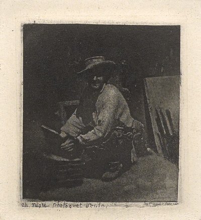 [The Crouching Mason] tekijältä Charles Nègre