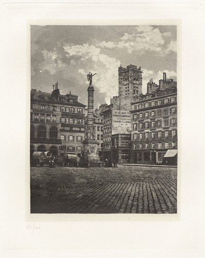 Levy V – Place du Châtelet (Plate V – Place du Châtelet) tekijältä Charles Nègre, André Jammes