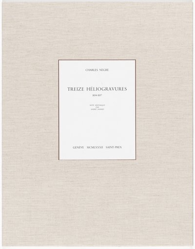 Thirteen Heliogravures (Thirteen Heliogravures)finès tekijältä Charles Nègre, André Jammes