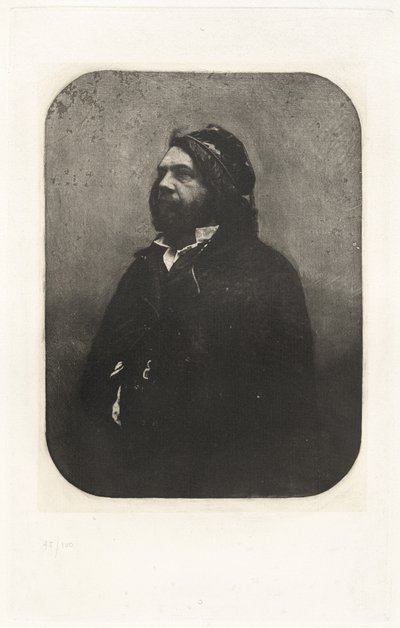 Levy VIII – Théophile Gautierin muotokuva Nadarin mukaan (Taulu VIII – Théophile Gautierin muotokuva, kirjoittanut Nadar) tekijältä Charles Nègre, Nadar, André Jammes