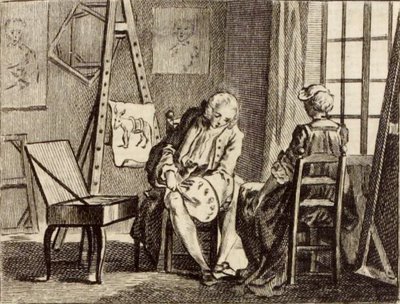 Le Bât tekijältä Charles Nicolas Cochin