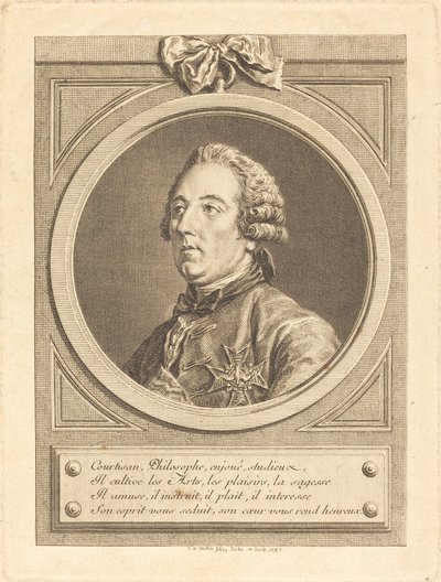 Louis Cesar La Baume-le-Blancista tekijältä Charles Nicolas Cochin II