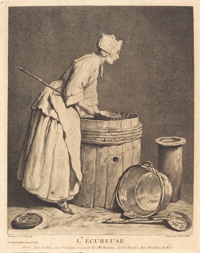 Orava tekijältä Charles Nicolas Cochin I after Jean Siméon Chardin