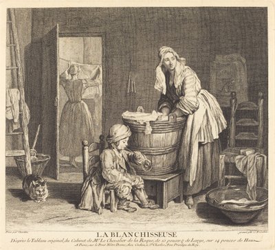 Pesumekko tekijältä Charles Nicolas Cochin I after Jean Siméon Chardin