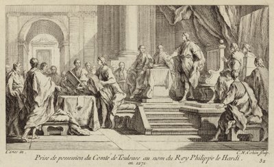 Toulousen kreivikunnan hallinta Ranskan kuninkaan Philip III:n nimissä tekijältä Charles Nicolas II Cochin