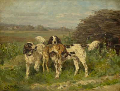 Metsästyksen loppu, n. 1850-97 tekijältä Charles Oliver de Penne