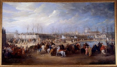 Kuningas Ludvig XV:n Turkin suurlähettilään suurelle sulttaani Achmetille Mehemet Effendin vastaanotto 21. maaliskuuta 1721 Tuileries Peinture de Charles Parrocelissa tekijältä Charles Parrocel