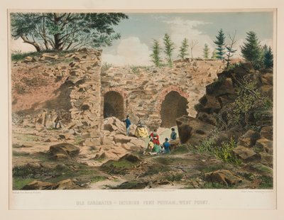 Vanhat kasematit - sisätilojen Fort Putnam, West Point tekijältä Charles Parsons