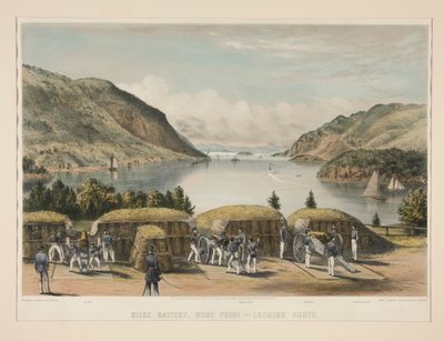 Siege Battery, West Point - Katse pohjoiseen tekijältä Charles Parsons
