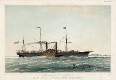 U.S. Mail Steamer, Illinois tekijältä Charles Parsons